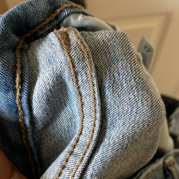 NWOT Just Black Denim mid rise button fly skinny jeans medium wash raw hem - Picture 10 of 10